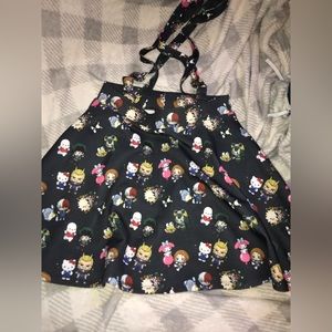 Hot topic Sanrio overall skirt